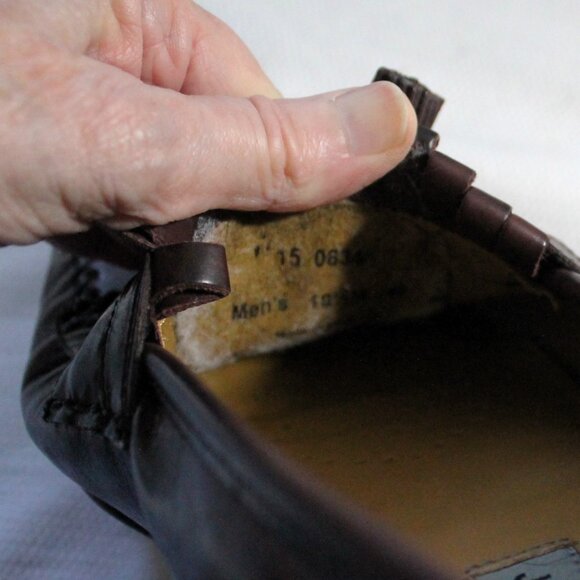 Johnston & Murphy Breland Kiltie Tassel Loafers, Cordovan Leather, Size 10.5M - Picture 8 of 10